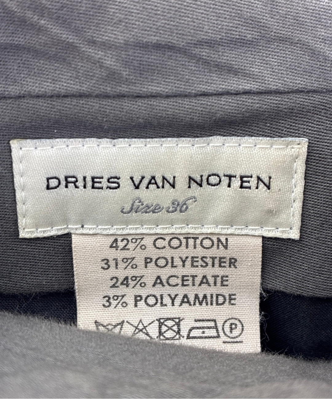 DRIES VAN NOTEN กางเกงขายาว