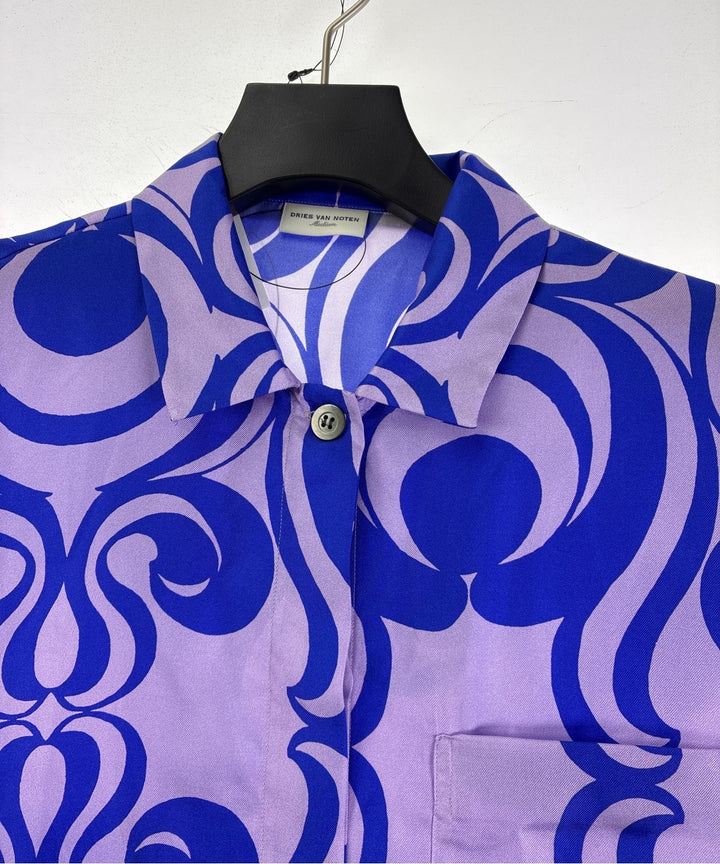DRIES VAN NOTEN เดรสที่เป็นเสื้อเชิ้ตตัวยาว
