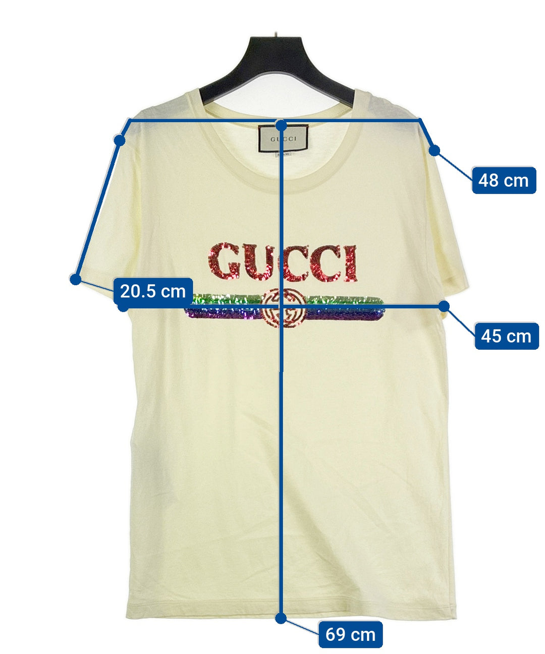 GUCCI เสื้อยืด/เสื้อท็อปส์
