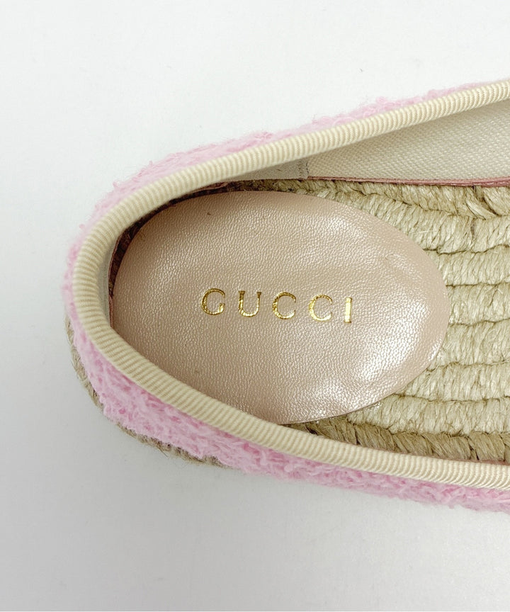 GUCCI รองเท้าพื้นเชือกสาน