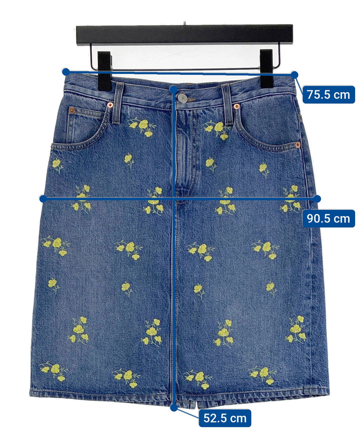 GUCCI กระโปรงยาวถึงเข่า