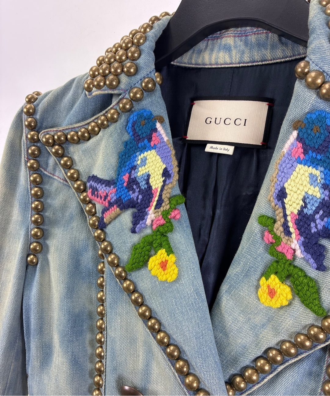 GUCCI แจ็คเก็ตยีนส์