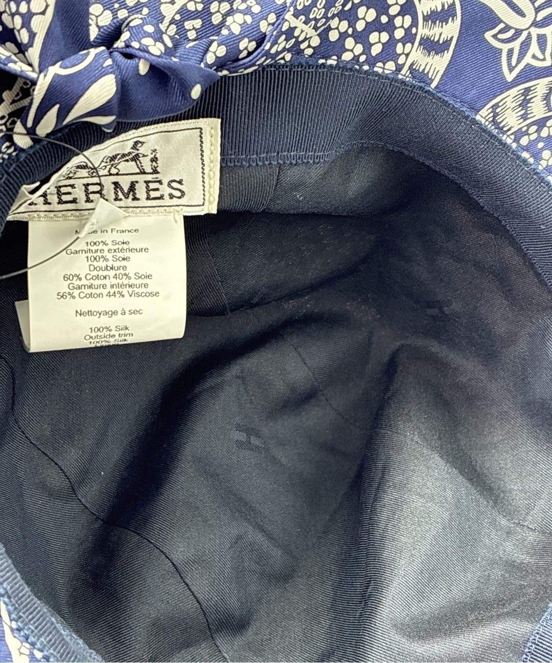 HERMES หมวกฟาง