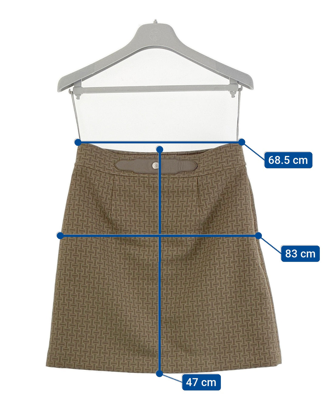 HERMES กระโปรงยาวถึงเข่า