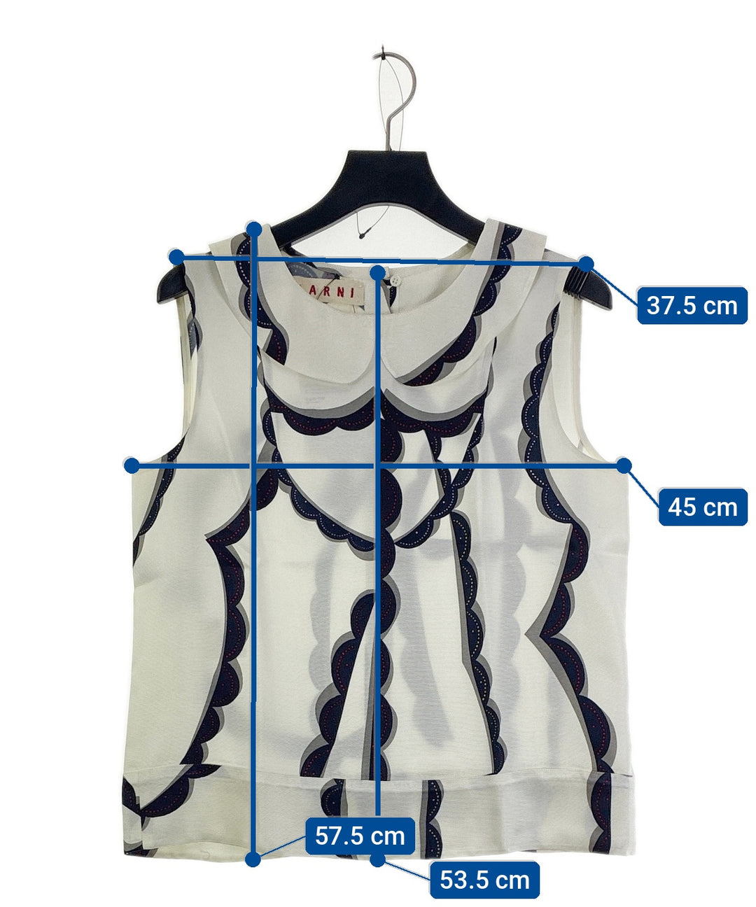 MARNI เสื้อแขนกุด