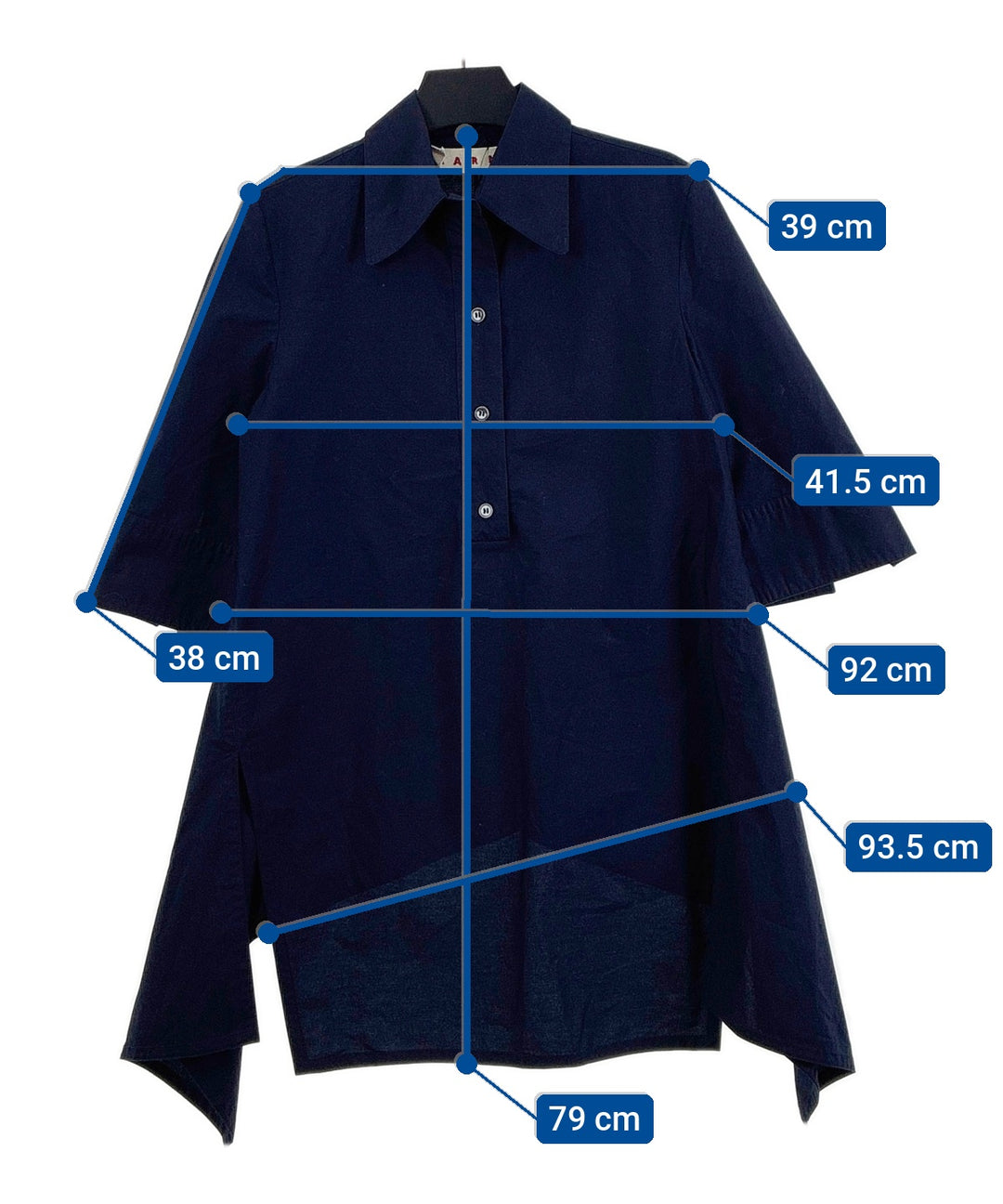 MARNI เดรสที่เป็นเสื้อเชิ้ตตัวยาว