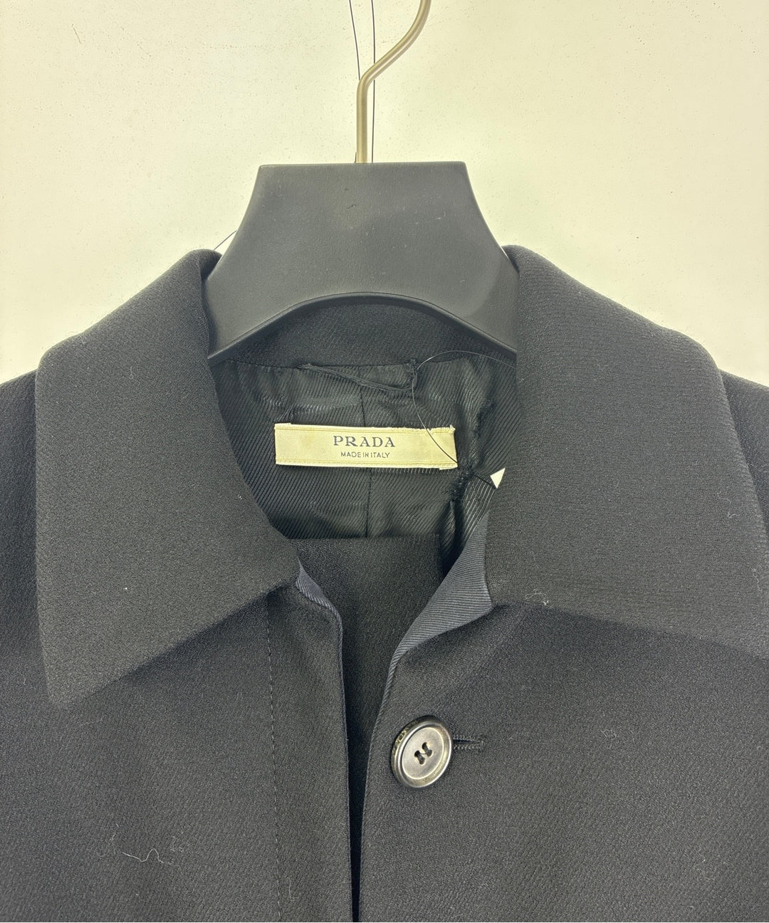 PRADA เสื้อคลุมคอปก Soutien