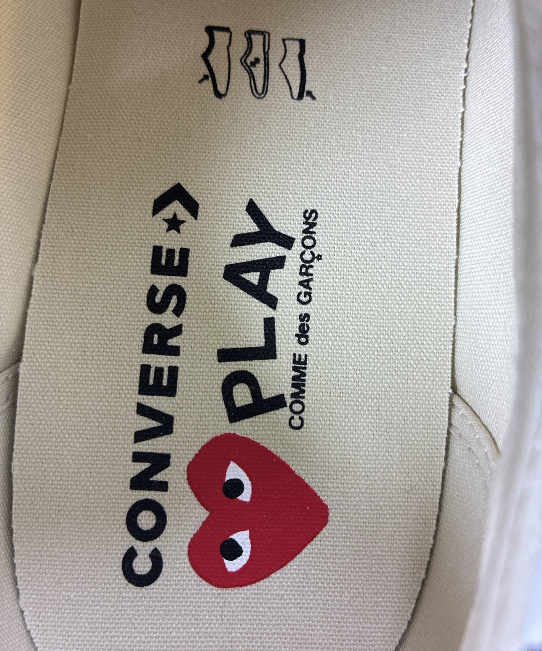 PLAY COMME des GARCONS รองเท้าผ้าใบ