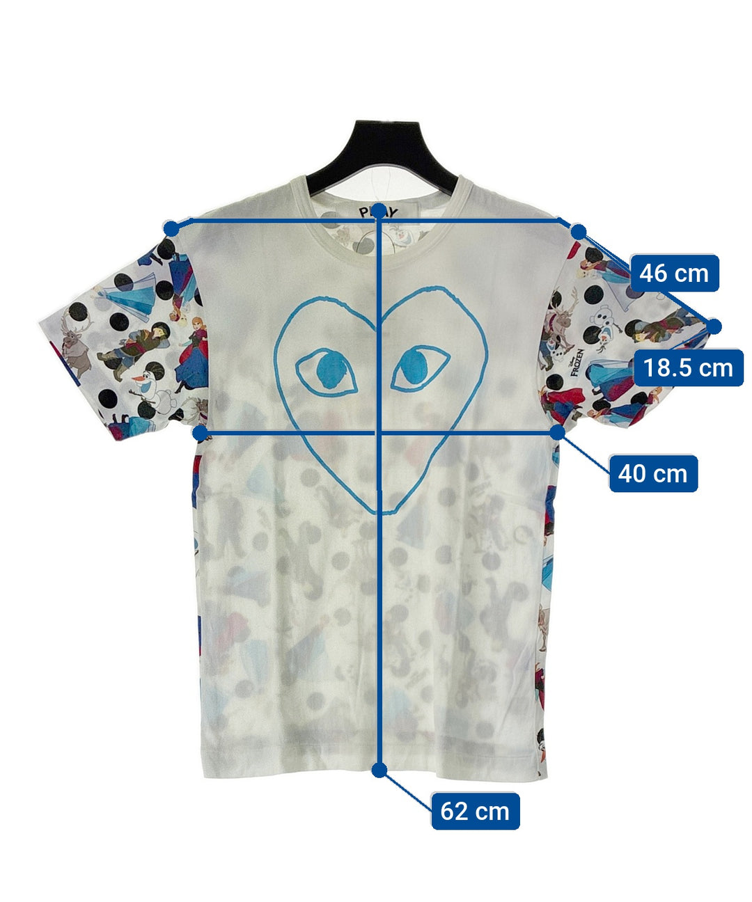 PLAY COMME des GARCONS เสื้อยืด/เสื้อท็อปส์