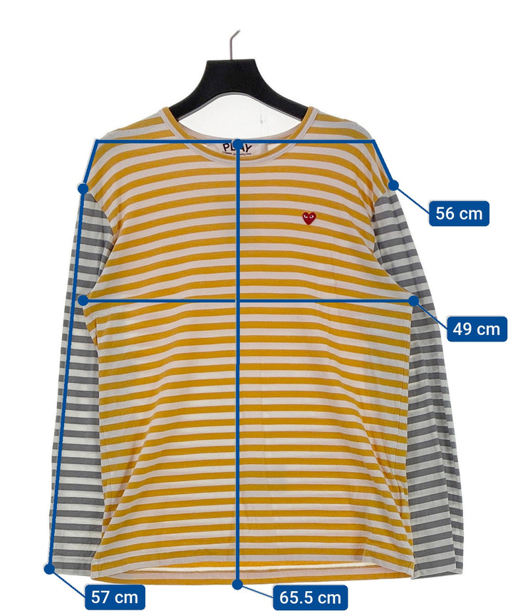 PLAY COMME des GARCONS เสื้อยืด/เสื้อท็อปส์