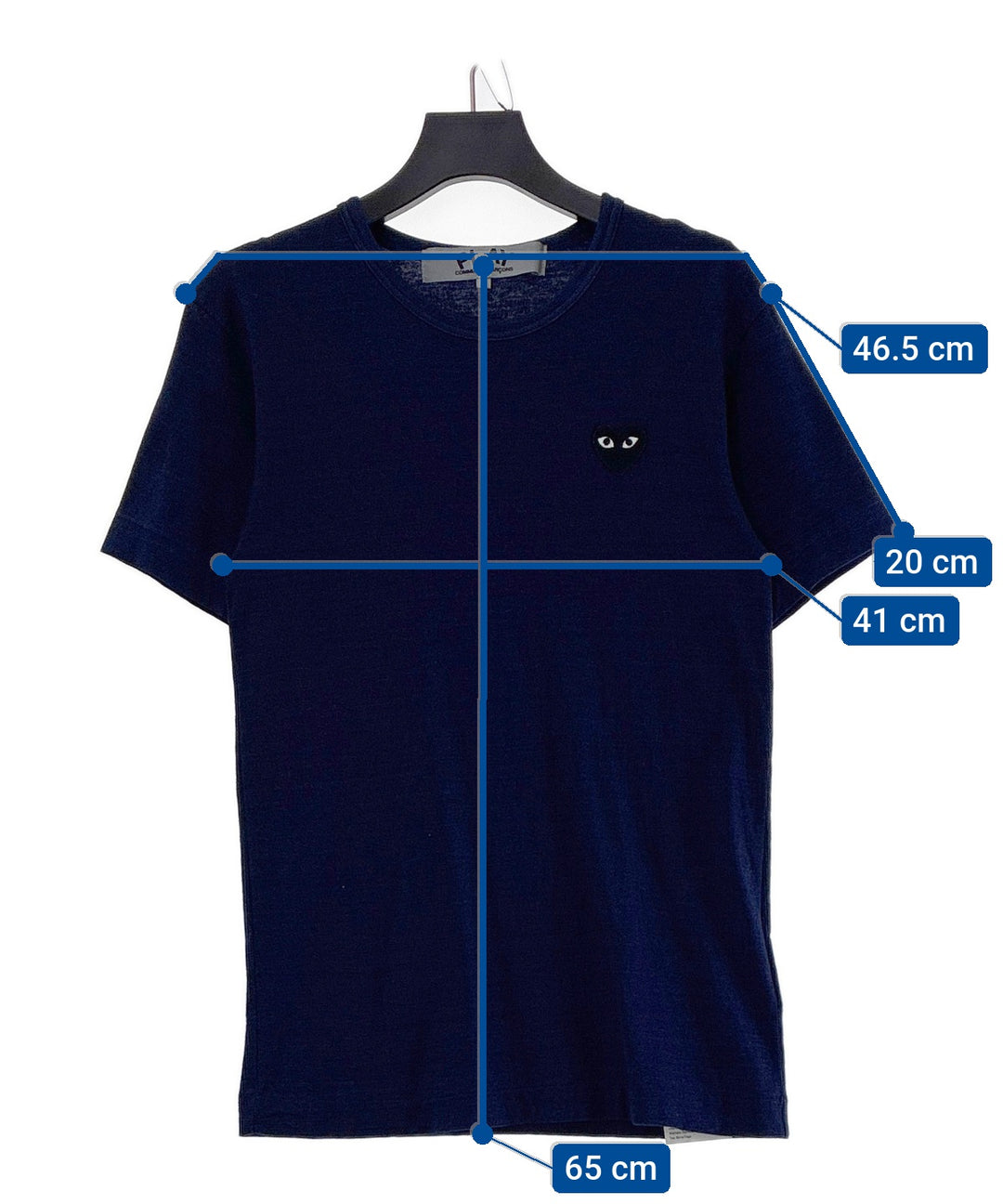 PLAY COMME des GARCONS เสื้อยืด/เสื้อท็อปส์