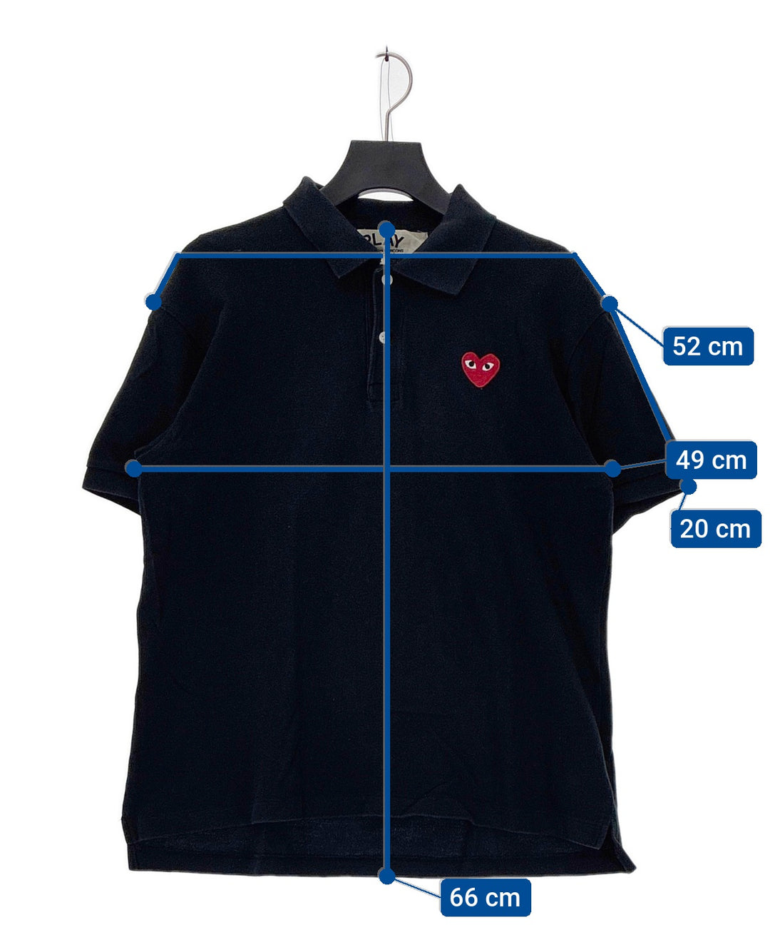 PLAY COMME des GARCONS เสื้อโปโล