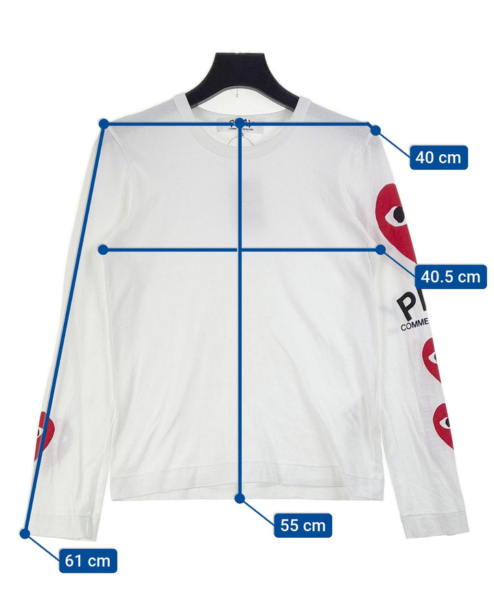 PLAY COMME des GARCONS เสื้อยืด/เสื้อท็อปส์