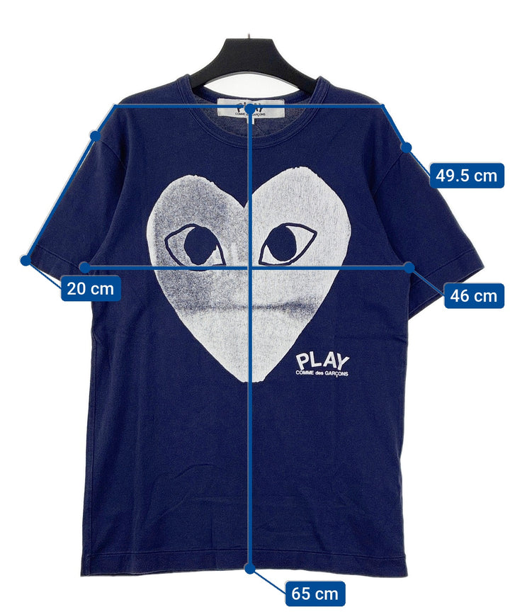 PLAY COMME des GARCONS เสื้อยืด/เสื้อท็อปส์