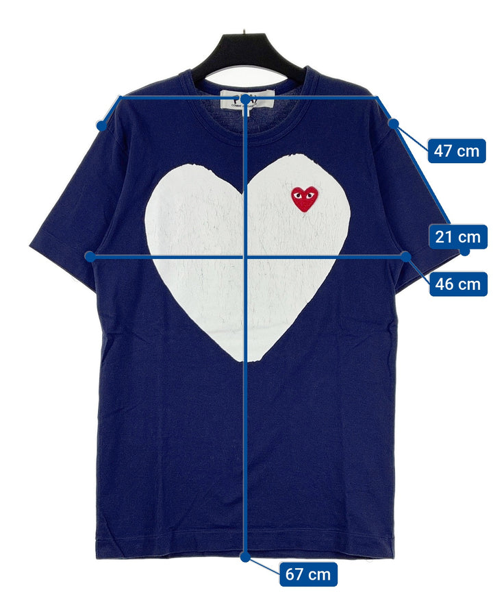 PLAY COMME des GARCONS เสื้อยืด/เสื้อท็อปส์