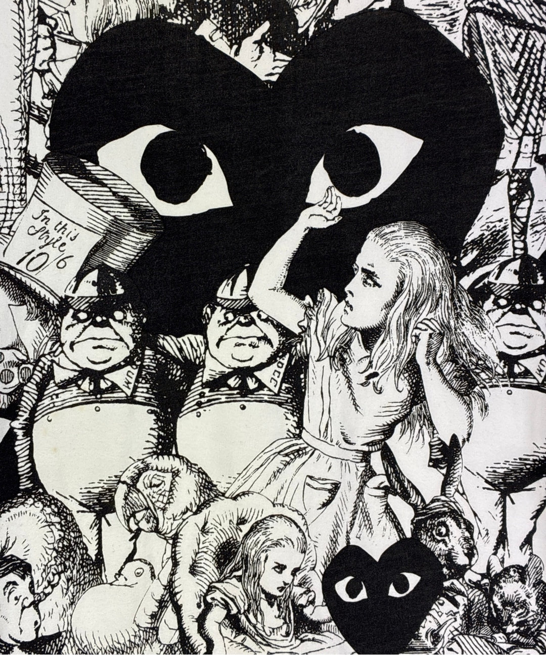 PLAY COMME des GARCONS เสื้อยืด/เสื้อท็อปส์