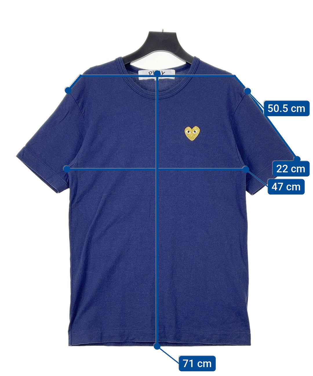 PLAY COMME des GARCONS เสื้อยืด/เสื้อท็อปส์