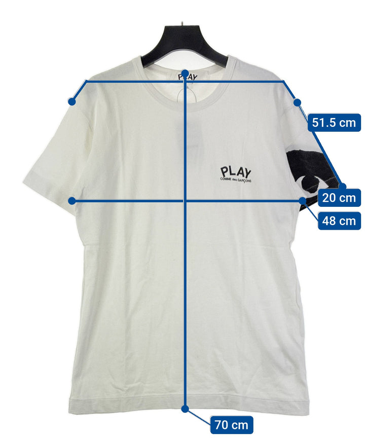 PLAY COMME des GARCONS เสื้อยืด/เสื้อท็อปส์