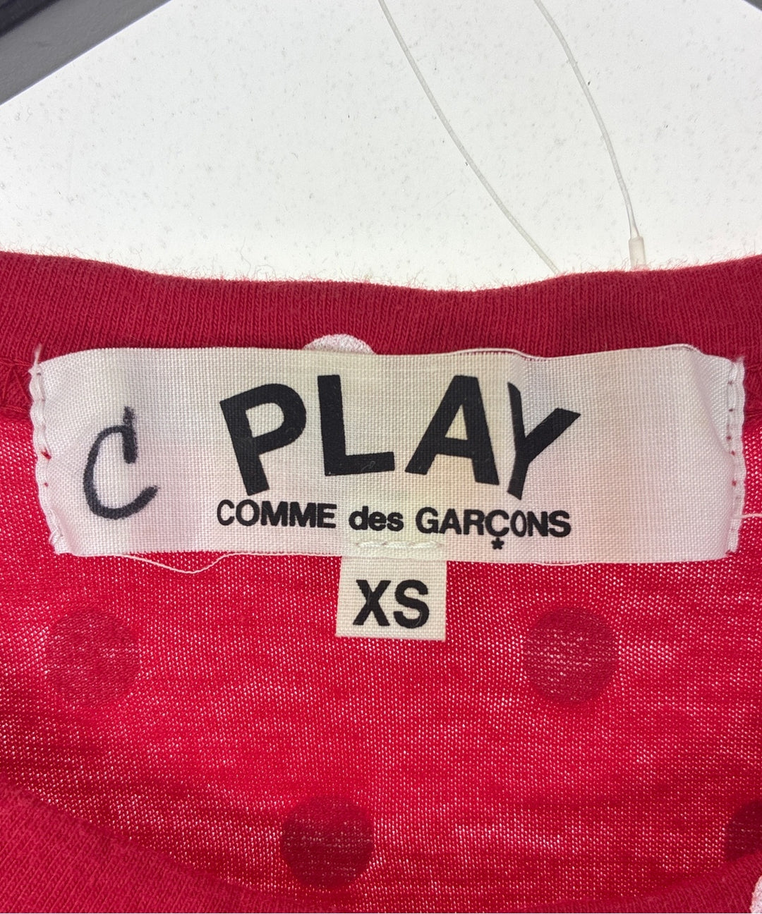 PLAY COMME des GARCONS เสื้อยืด/เสื้อท็อปส์