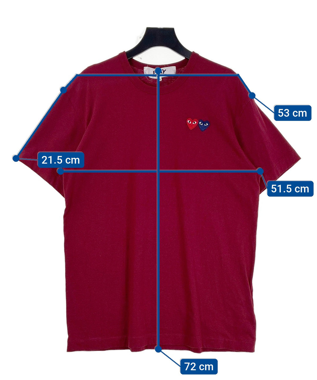 PLAY COMME des GARCONS เสื้อยืด/เสื้อท็อปส์