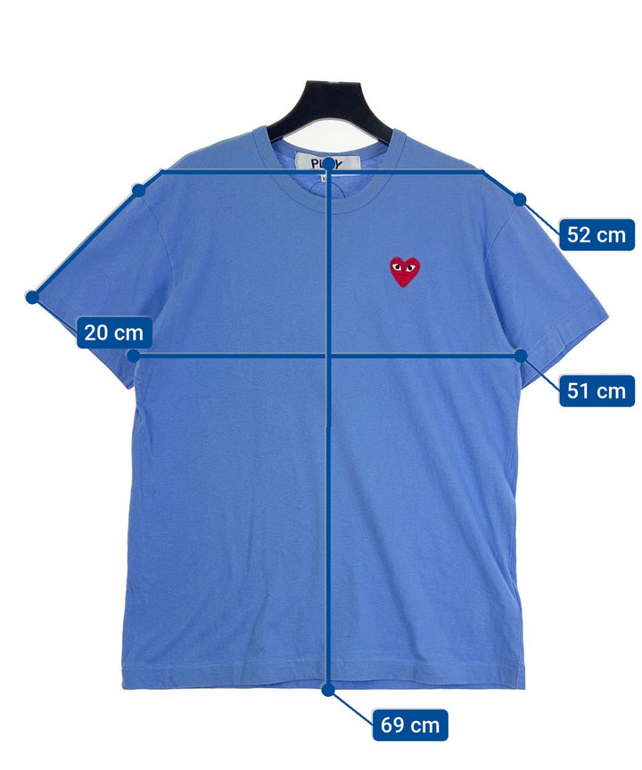 PLAY COMME des GARCONS เสื้อยืด/เสื้อท็อปส์