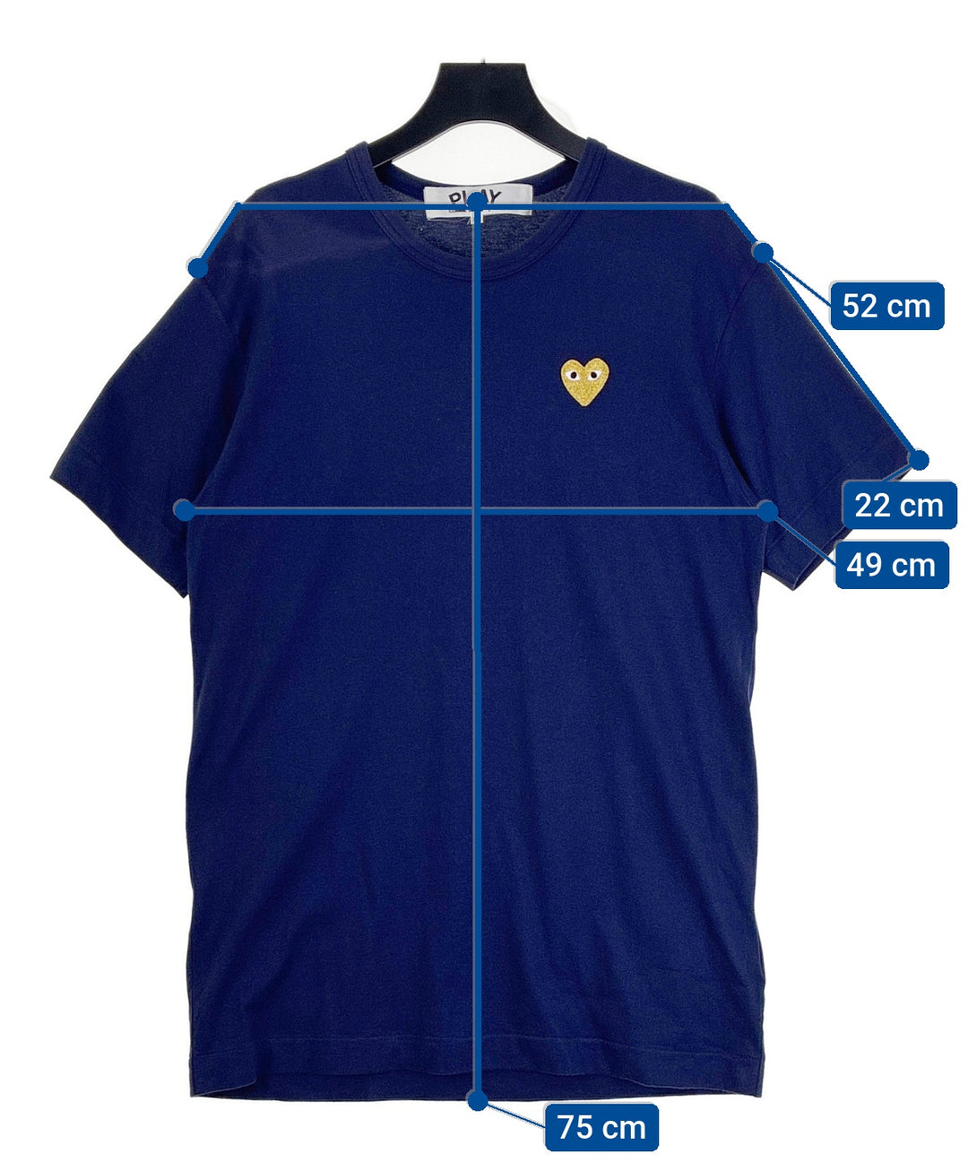 PLAY COMME des GARCONS เสื้อยืด/เสื้อท็อปส์
