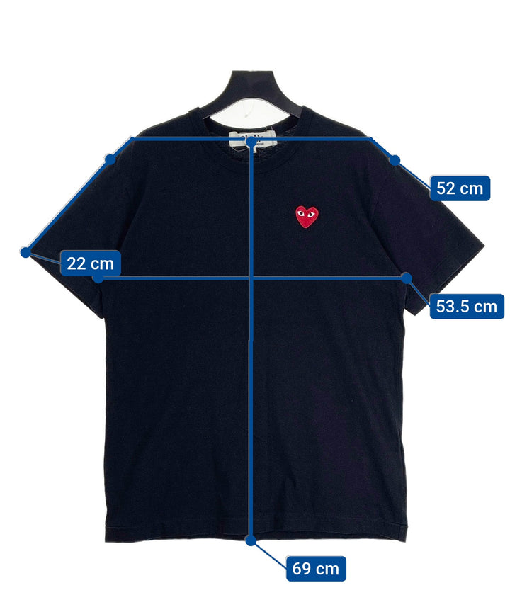 PLAY COMME des GARCONS เสื้อยืด/เสื้อท็อปส์