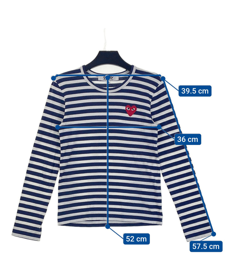 PLAY COMME des GARCONS เสื้อยืด/เสื้อท็อปส์
