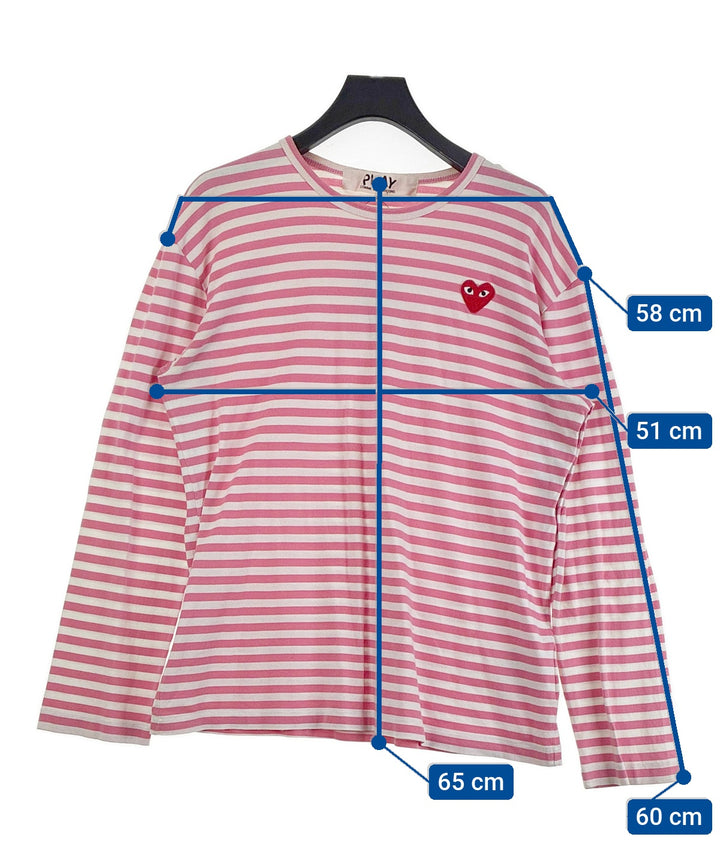 PLAY COMME des GARCONS เสื้อยืด/เสื้อท็อปส์