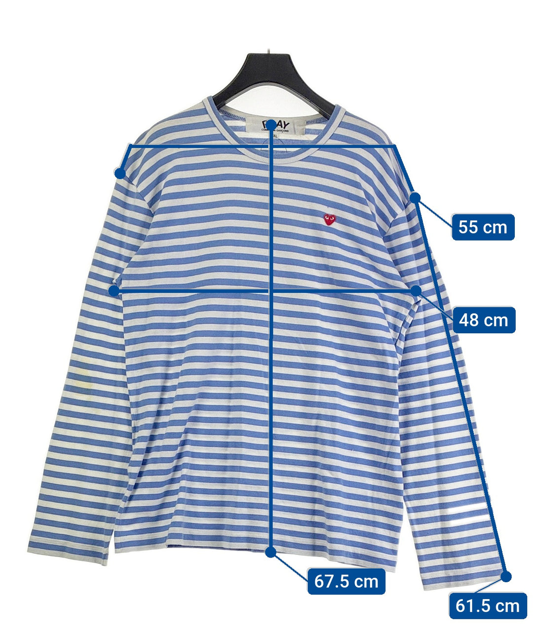 PLAY COMME des GARCONS เสื้อยืด/เสื้อท็อปส์