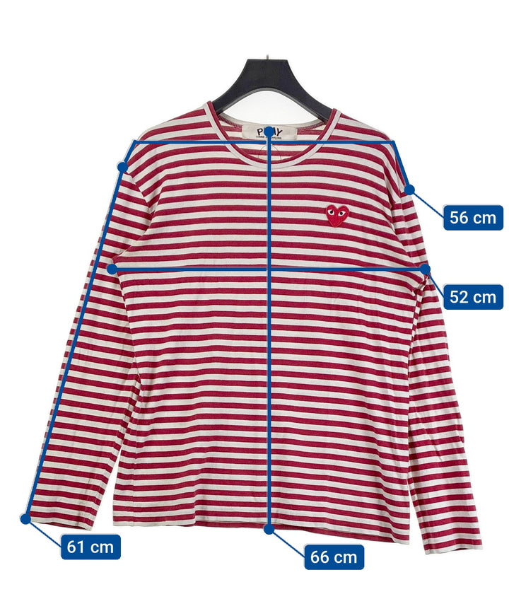 PLAY COMME des GARCONS เสื้อยืด/เสื้อท็อปส์