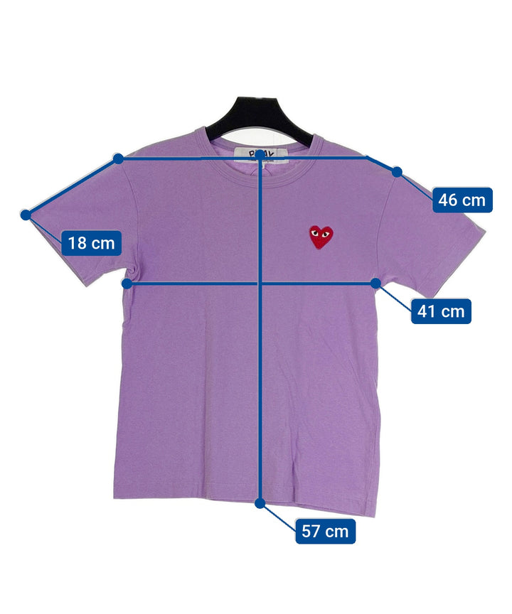 PLAY COMME des GARCONS เสื้อยืด/เสื้อท็อปส์