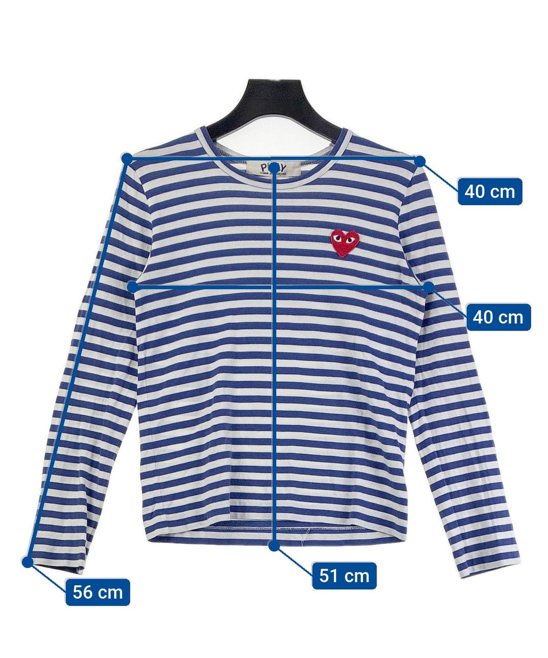 PLAY COMME des GARCONS เสื้อยืด/เสื้อท็อปส์