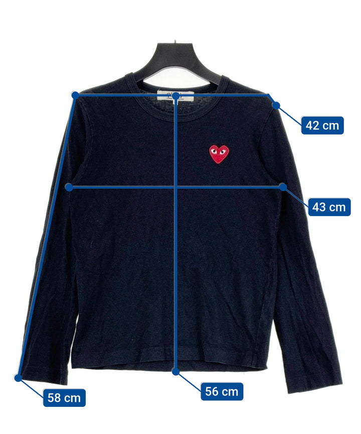 PLAY COMME des GARCONS เสื้อยืด/เสื้อท็อปส์