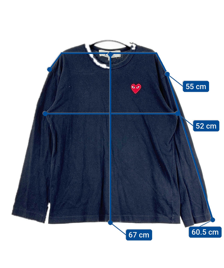 PLAY COMME des GARCONS เสื้อยืด/เสื้อท็อปส์