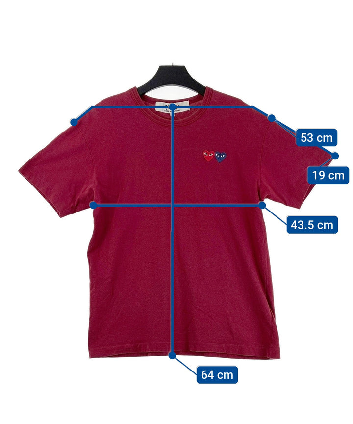 PLAY COMME des GARCONS เสื้อยืด/เสื้อท็อปส์