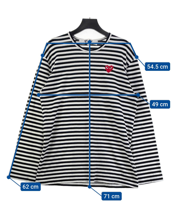 PLAY COMME des GARCONS เสื้อยืด/เสื้อท็อปส์