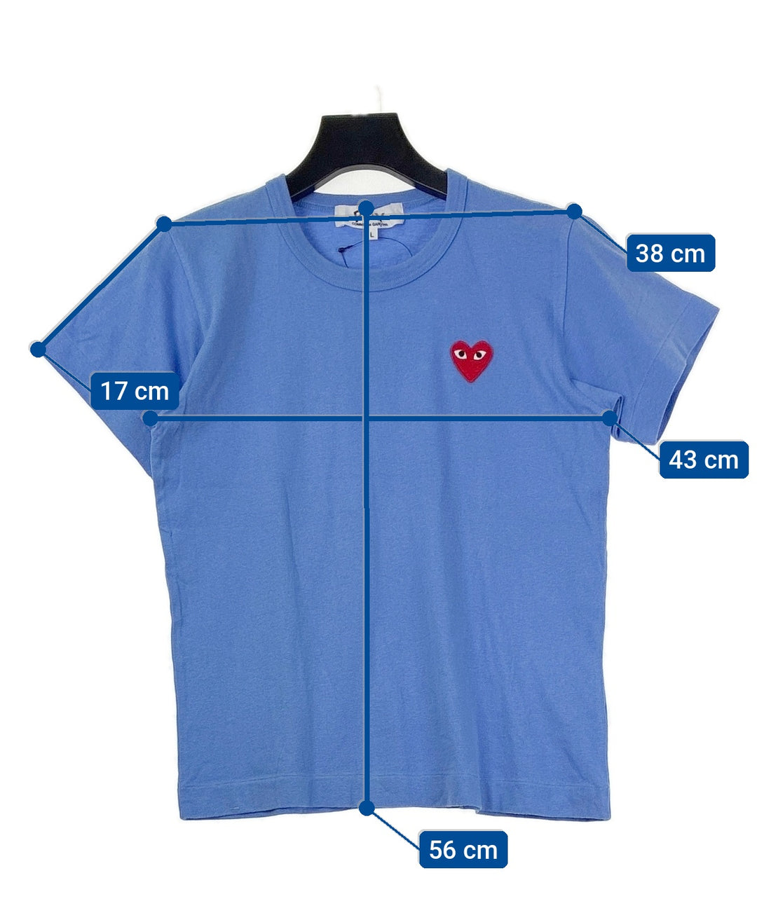 PLAY COMME des GARCONS เสื้อยืด/เสื้อท็อปส์