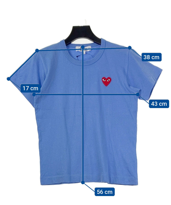 PLAY COMME des GARCONS เสื้อยืด/เสื้อท็อปส์