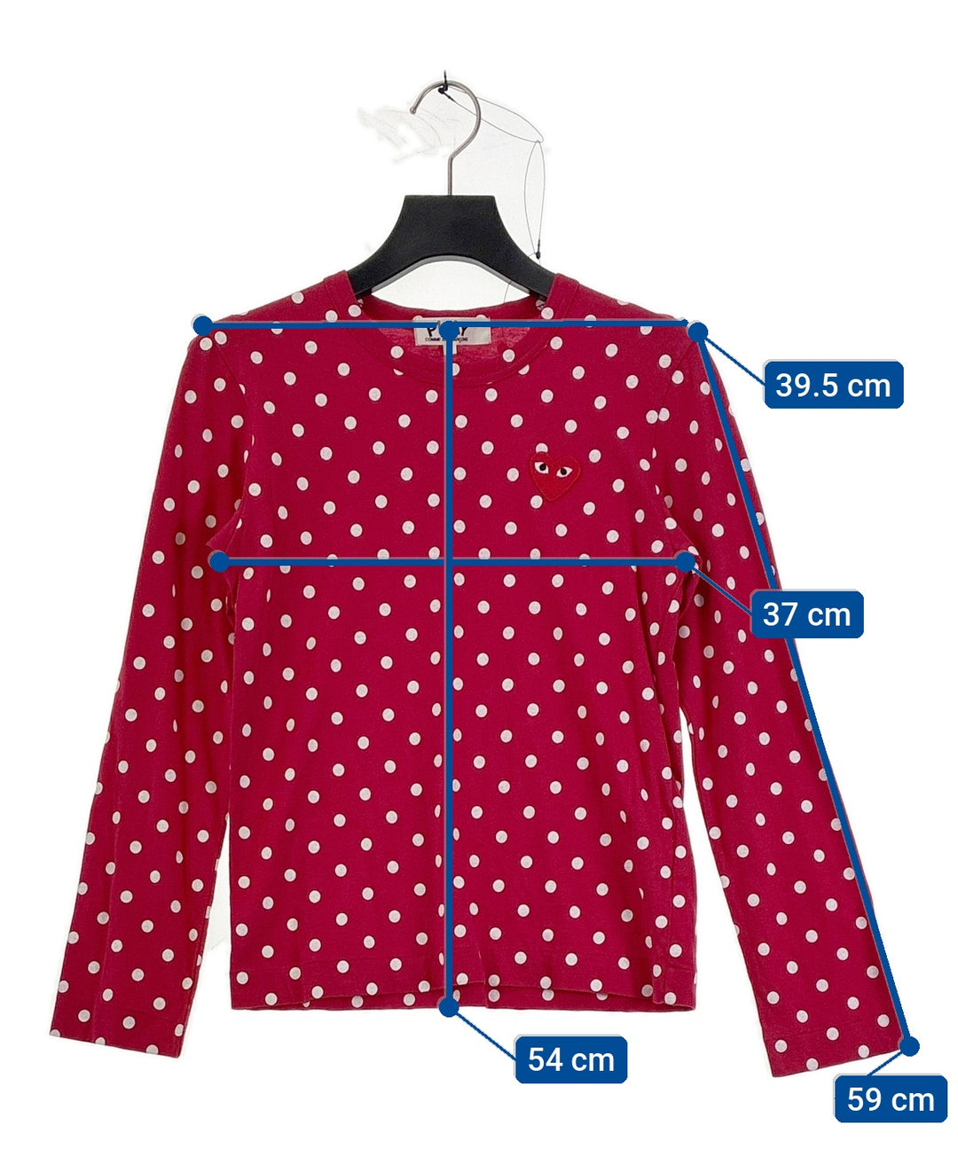 PLAY COMME des GARCONS เสื้อยืด/เสื้อท็อปส์