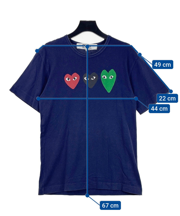 PLAY COMME des GARCONS เสื้อยืด/เสื้อท็อปส์