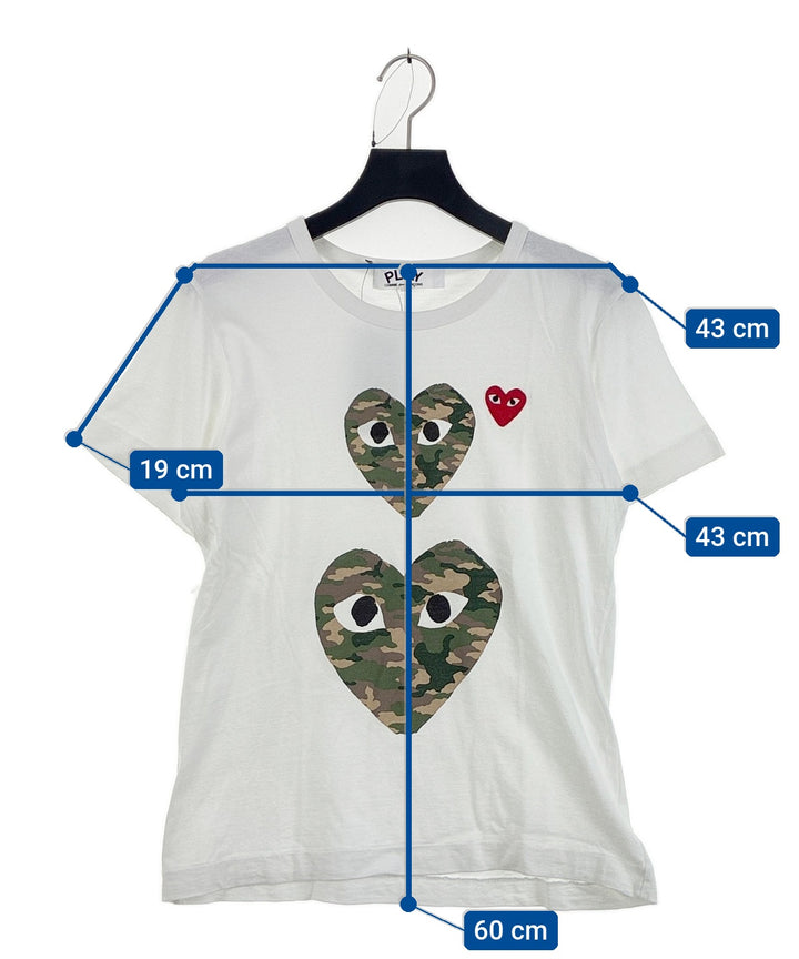 PLAY COMME des GARCONS เสื้อยืด/เสื้อท็อปส์