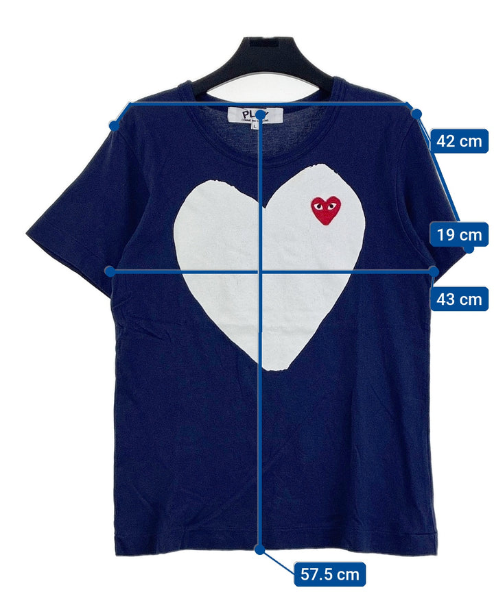 PLAY COMME des GARCONS เสื้อยืด/เสื้อท็อปส์