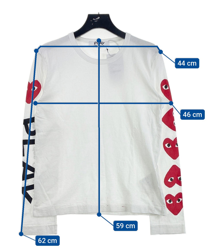 PLAY COMME des GARCONS เสื้อยืด/เสื้อท็อปส์