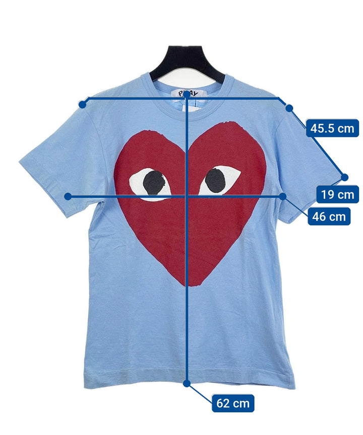 PLAY COMME des GARCONS เสื้อยืด/เสื้อท็อปส์