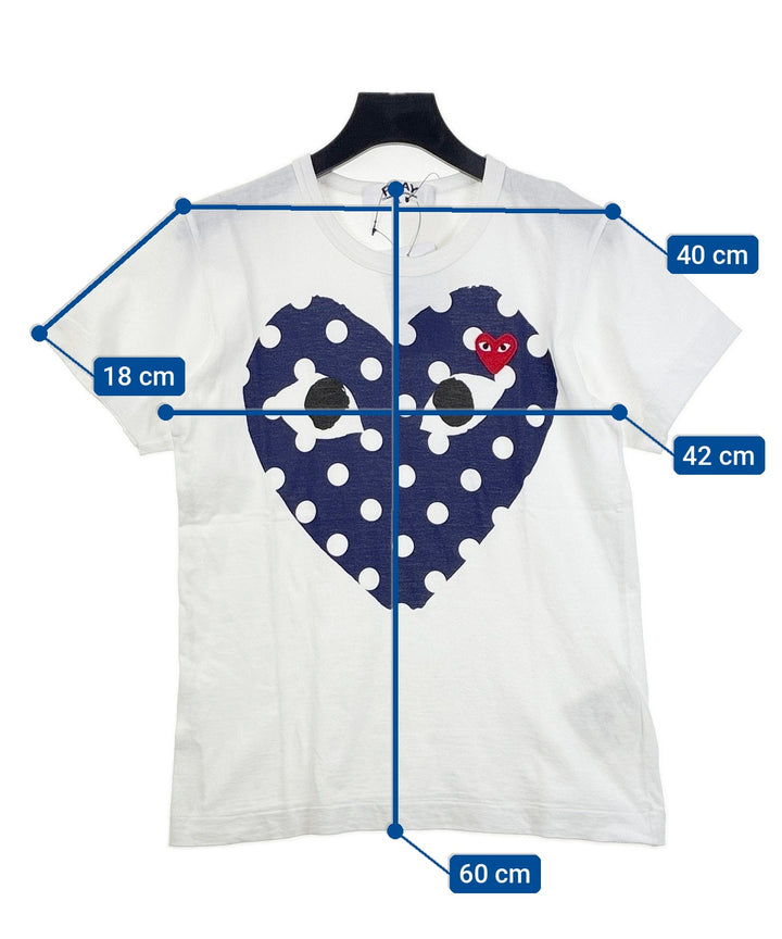PLAY COMME des GARCONS เสื้อยืด/เสื้อท็อปส์