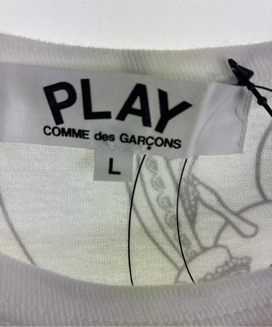 PLAY COMME des GARCONS เสื้อยืด/เสื้อท็อปส์
