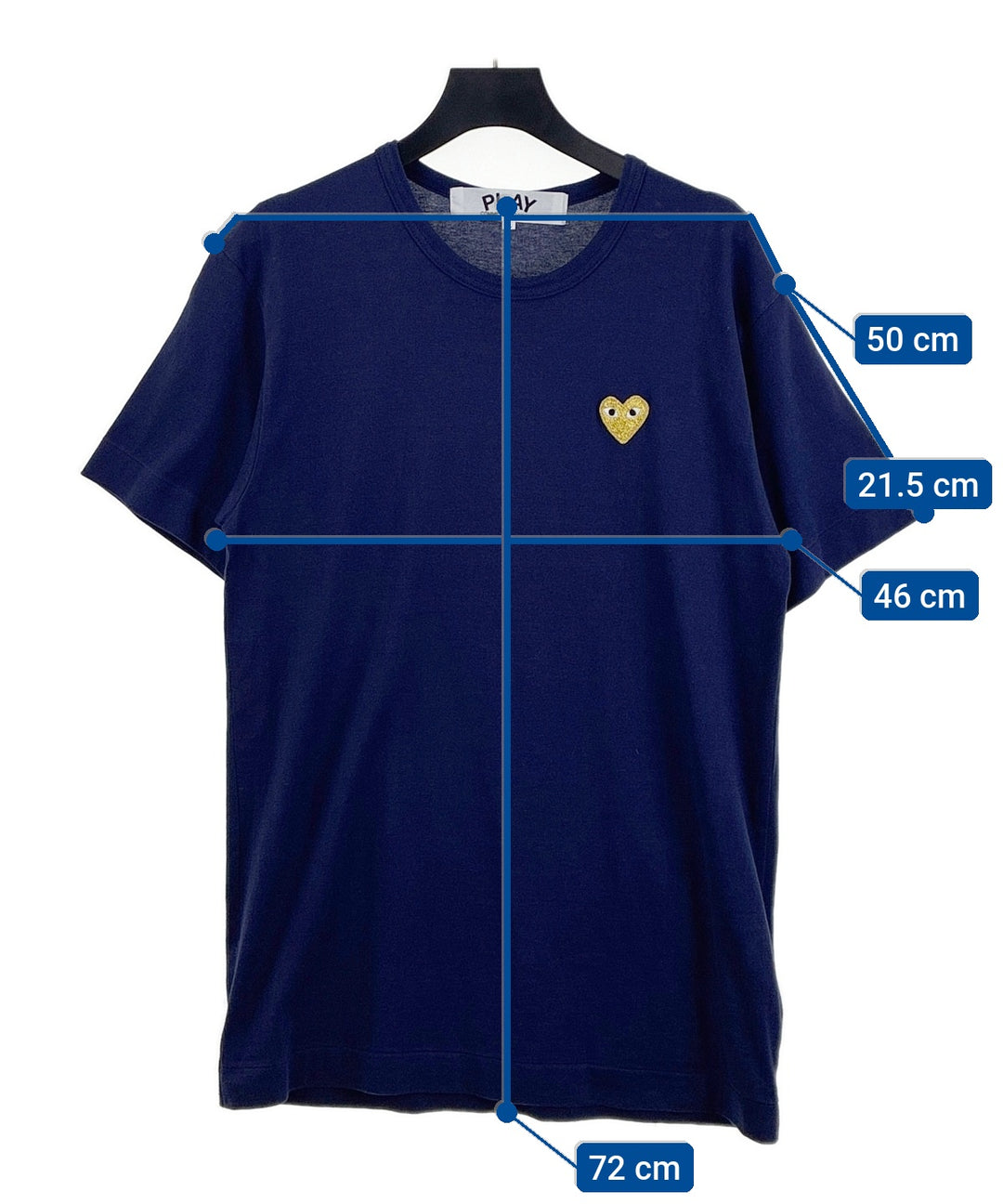 PLAY COMME des GARCONS เสื้อยืด/เสื้อท็อปส์