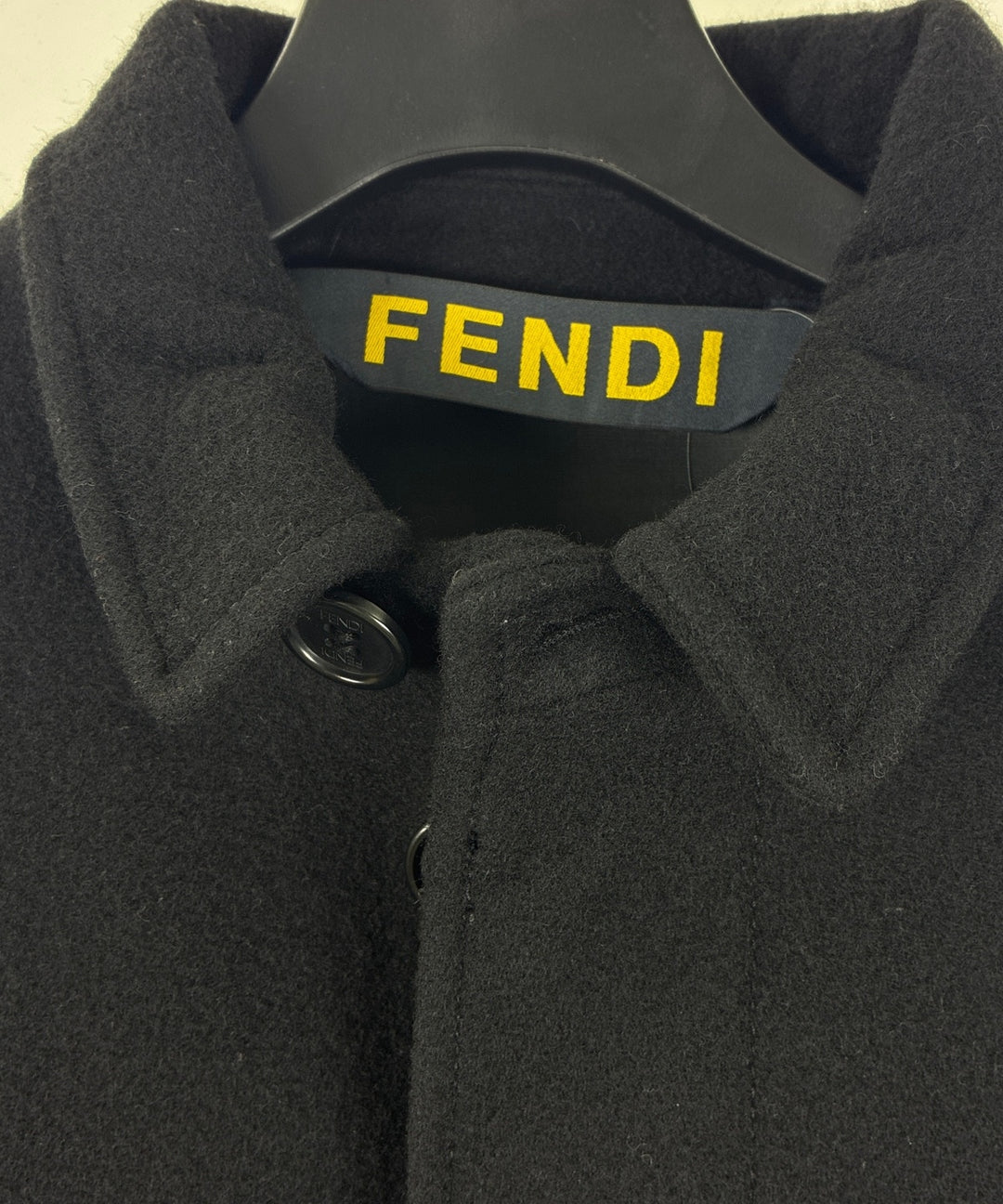 FENDI เสื้อคลุมคอปก Soutien