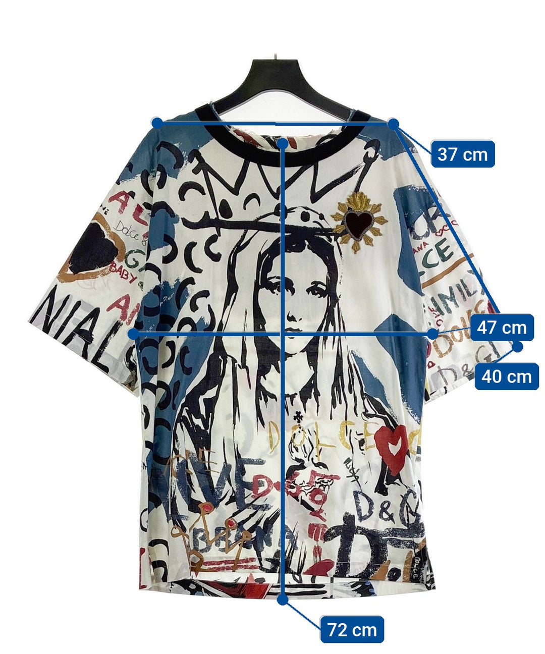 DOLCE&GABBANA เสื้อยืด/เสื้อท็อปส์